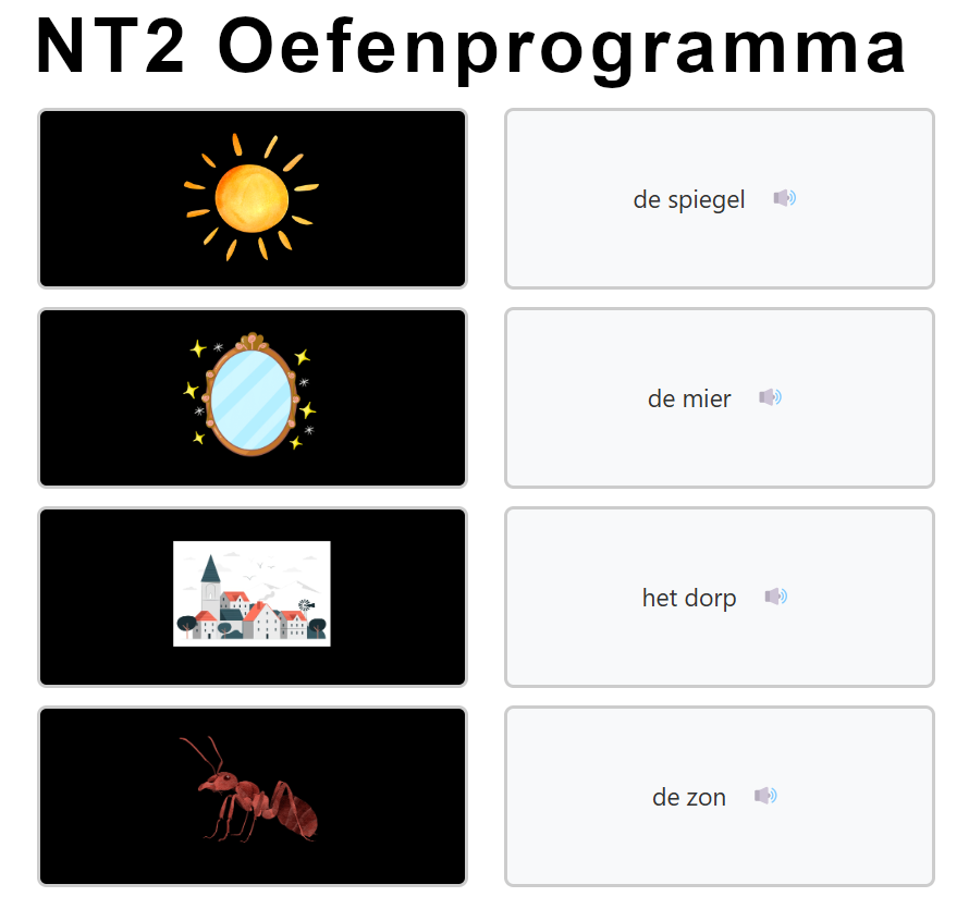 NT2 Oefenprogramma